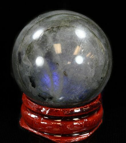 Flashy Labradorite Sphere - Great Color Play #37673